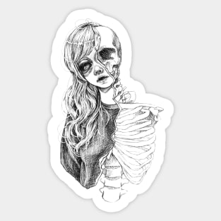 Half Dead Sticker